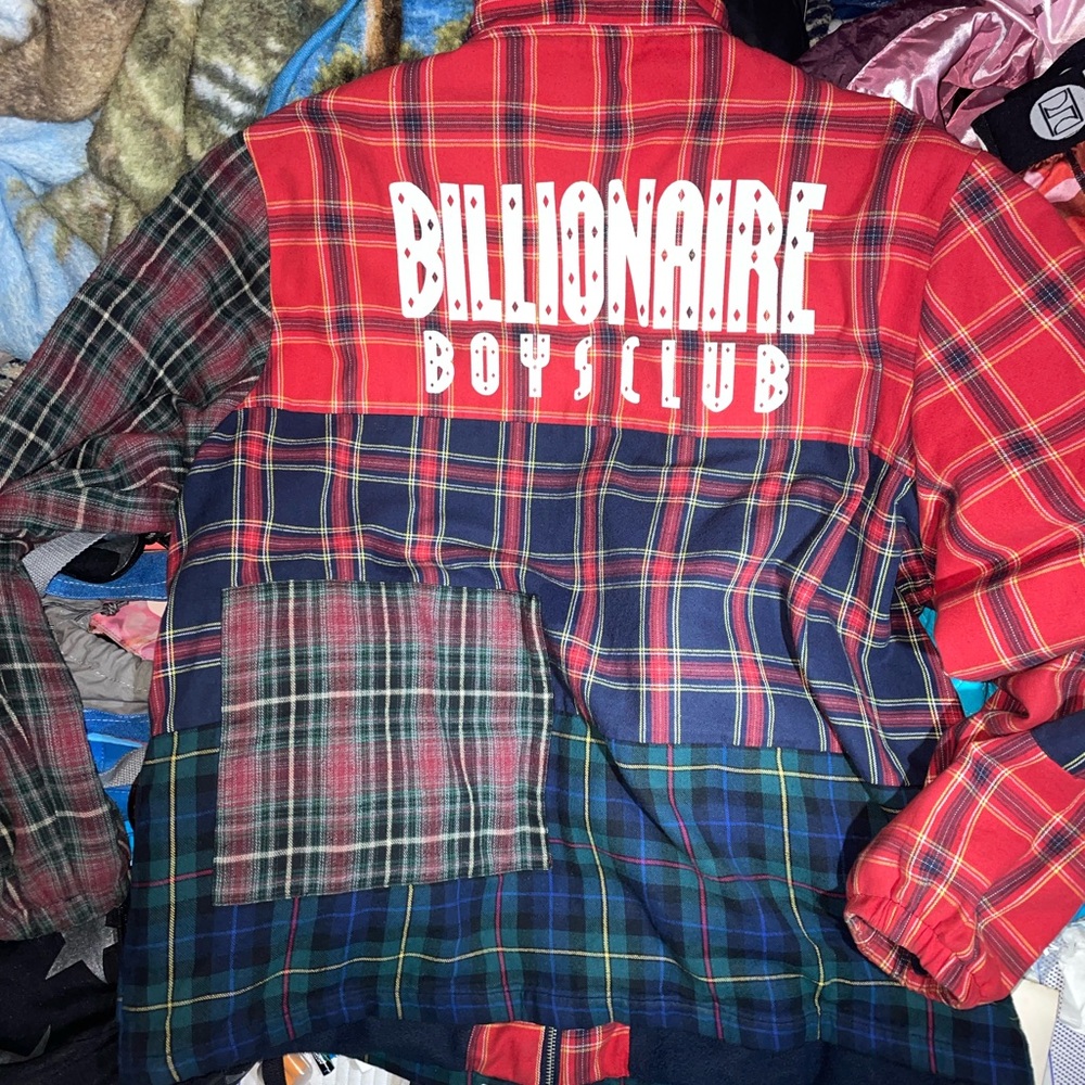 Billionaire Boys Club Plaid Patchwork Jacket